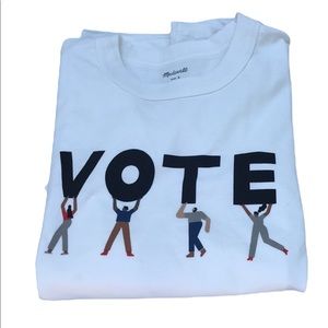 🆕Madewell VOTE Tees Made in USA New NWT